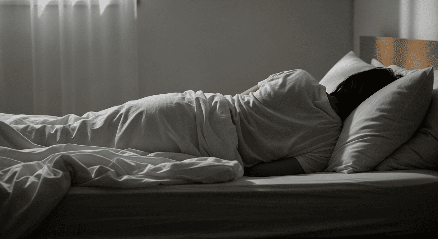 человек пытается заснуть при инсомнии